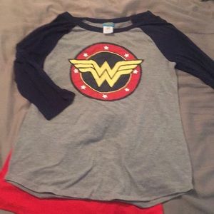 3/4 length Wonder Woman T Shirt (runs a tad small)